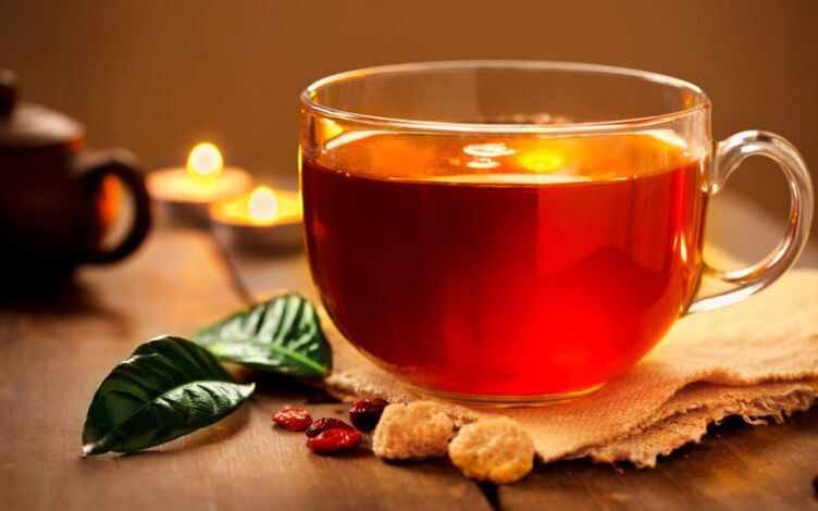 A cukor nélküli tea megengedett ital az ivási diéta menüjében